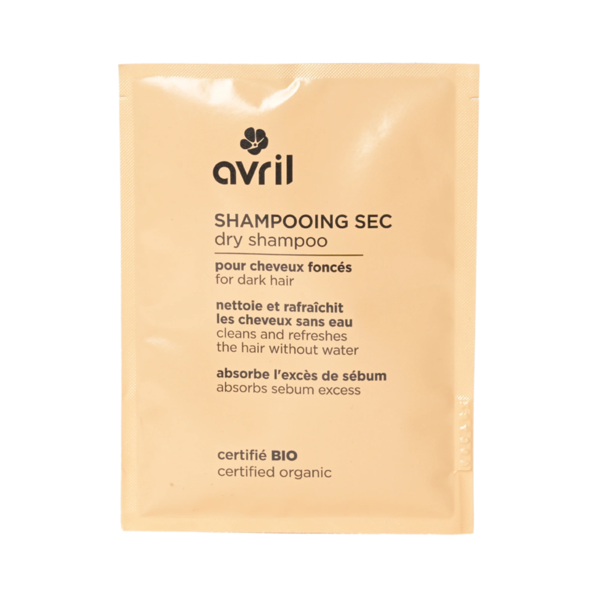 Champô Seco em Pó para Cabelo Escuro Avril – Recarga (30g)