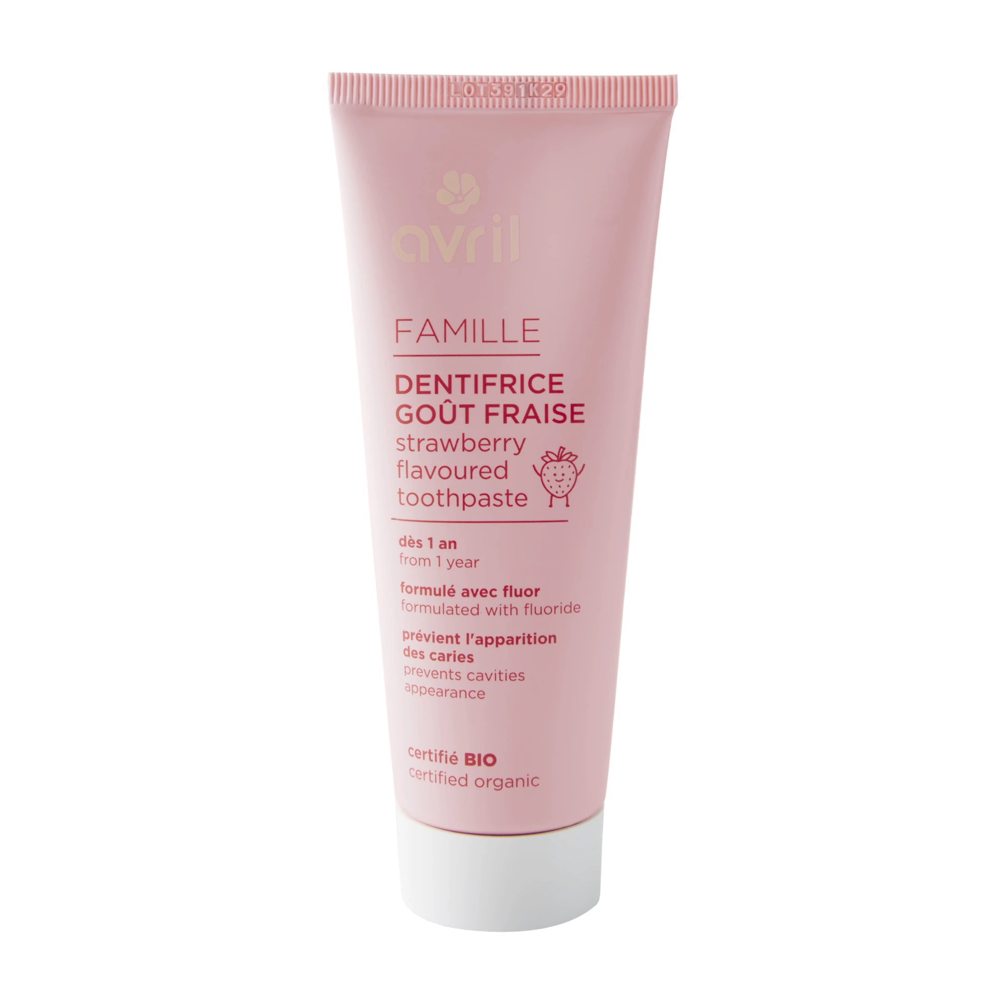 Crema dentífrica infantil com sabor a morango - Avril