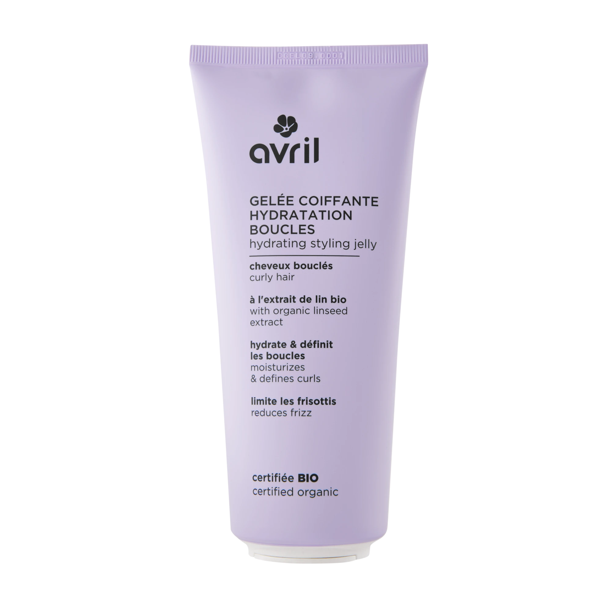 Gel hidratante para cabelos encaracolados Avril - Definição leve e natural
