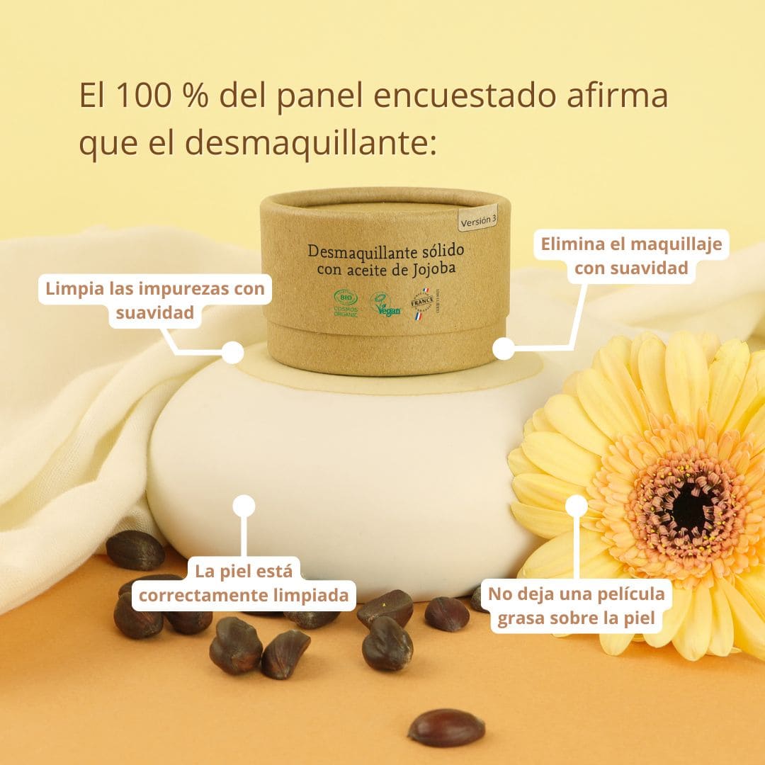 Bálsamo desmaquilhante sólido com óleo de jojoba - Comme Avant