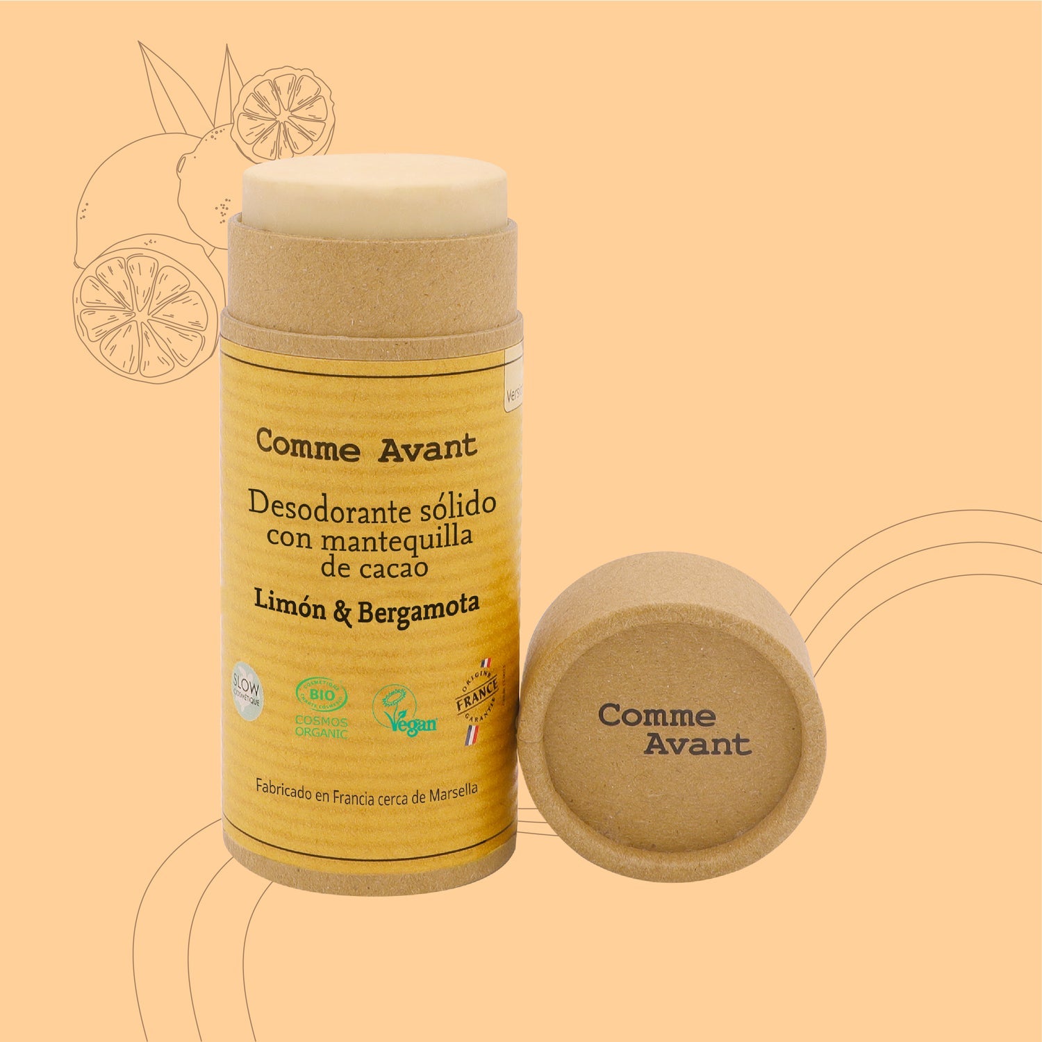 Desodorizante Sólido Ecológico, Natural e Eficaz - Comme Avant