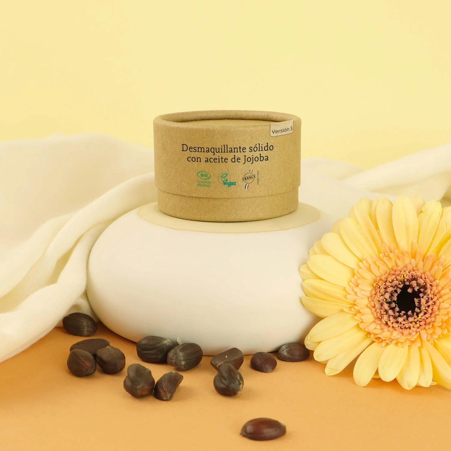 Bálsamo desmaquilhante sólido com óleo de jojoba - Comme Avant