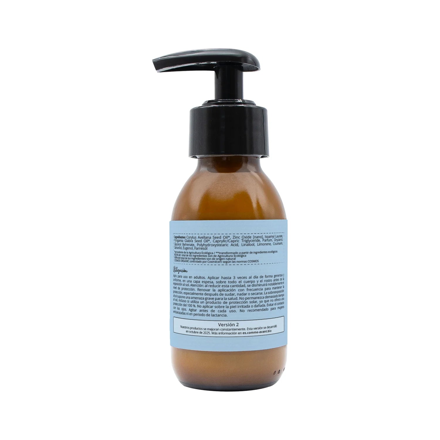 Protetor Solar Mineral Líquido SPF50 com Óleo de Karanja - Comme Avant