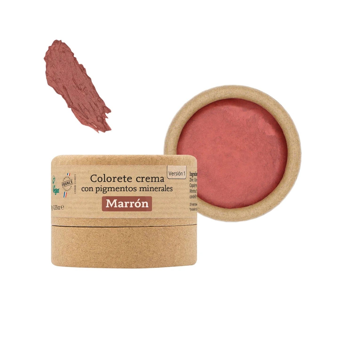 Blush em creme com pigmentos minerais - Comme Avant