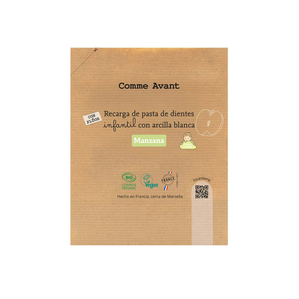 Pasta dentífrica Infantil de Maçã - Comme Avant