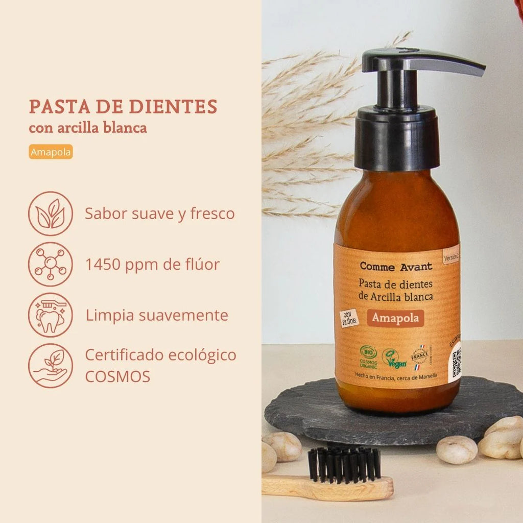Pasta dentífrica ecológico de Amapola - Comme Avant