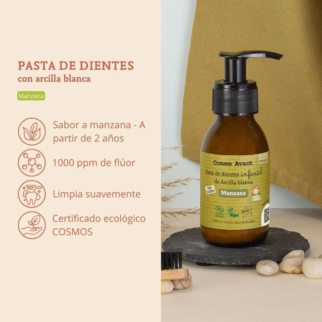 Pasta dentífrica Infantil de Maçã - Comme Avant