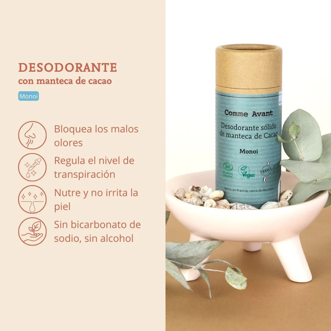 Desodorizante sólido de monoï - Comme Avant