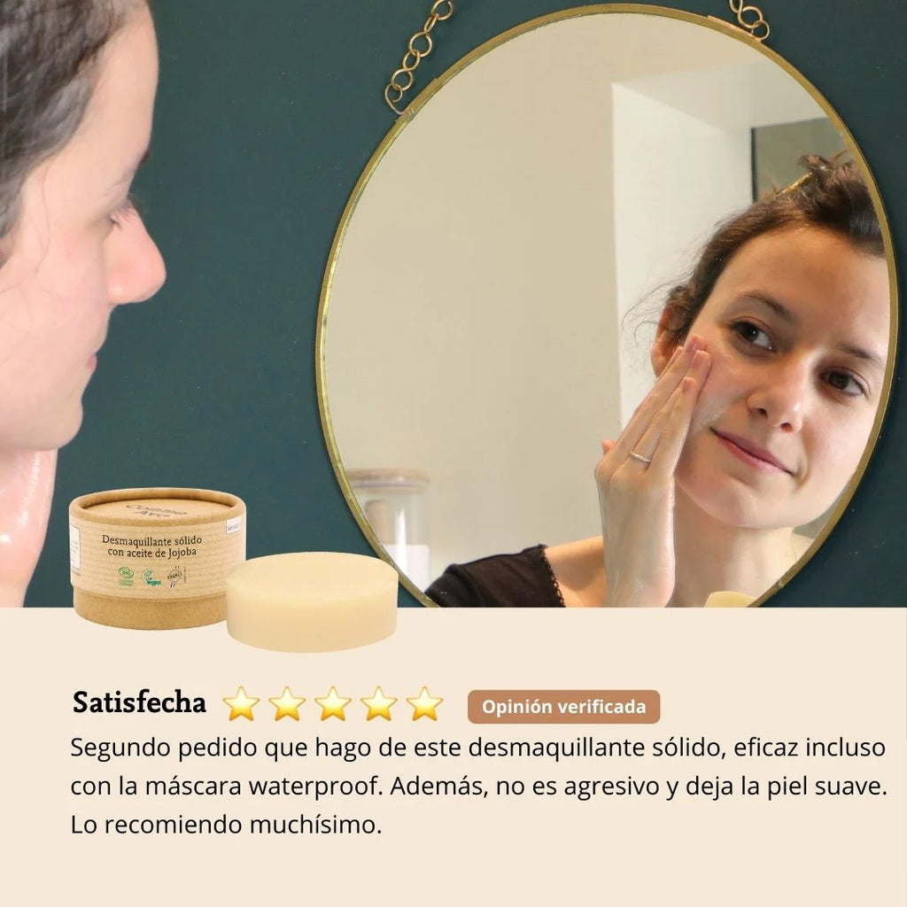 Bálsamo desmaquilhante sólido com óleo de jojoba - Comme Avant