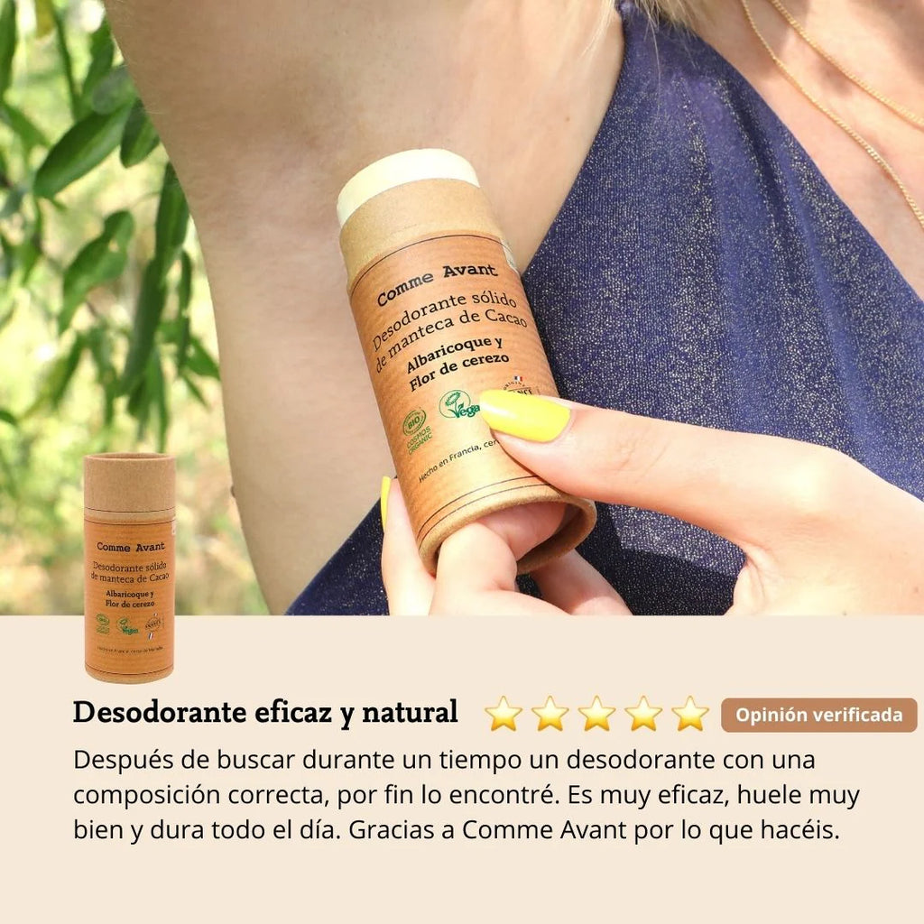 Desodorizante Sólido de Alperce e Flor de Cerejeira - Comme Avant