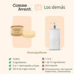 Bálsamo desmaquilhante sólido com óleo de jojoba - Comme Avant