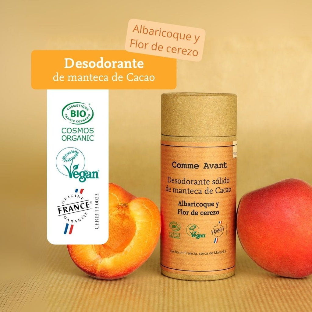 Desodorizante Sólido de Alperce e Flor de Cerejeira - Comme Avant